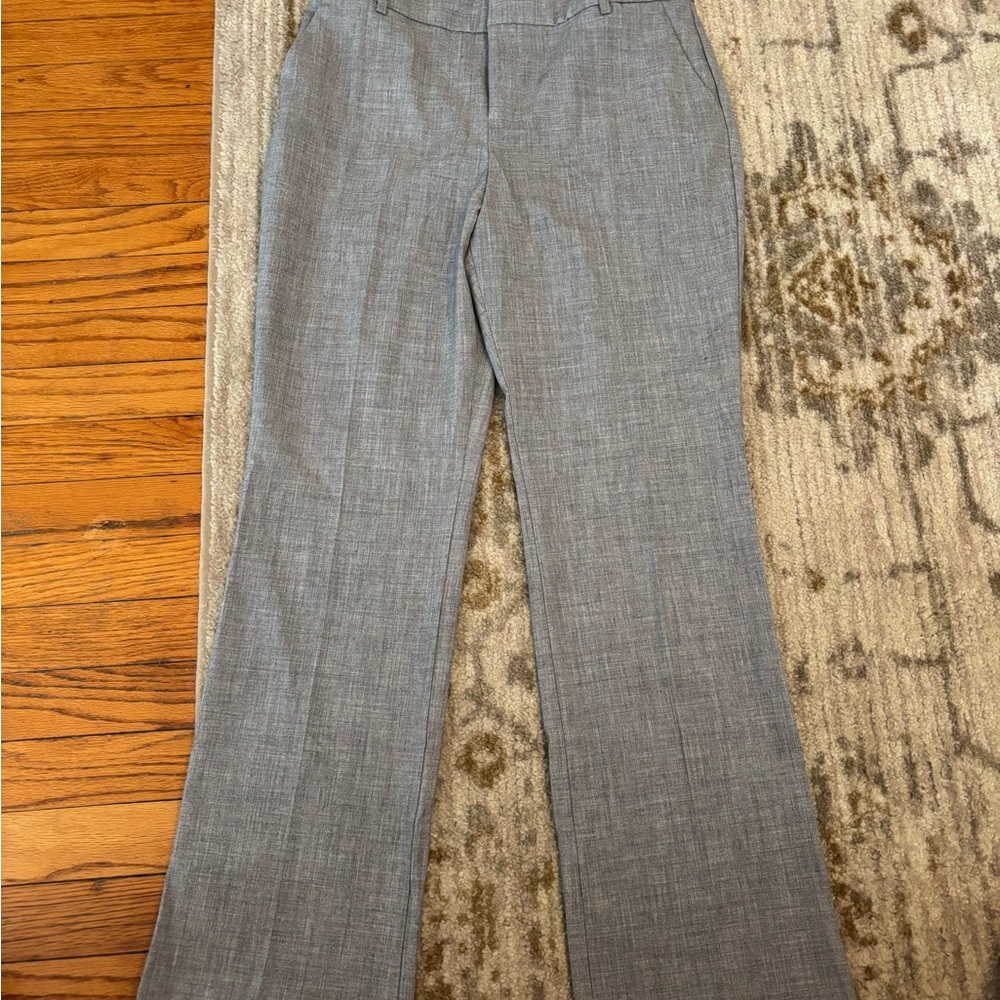 NWT Nine West Barely Bootcut 8 Short Gray Dress Pants